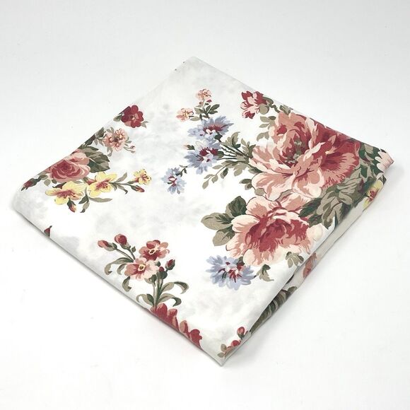 Ralph Lauren Petticoat King Pillowcase 100% Cotton Floral Vintage UNUSED - Picture 1 of 3